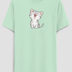 Meow Casual Half Sleeve T-Shirt