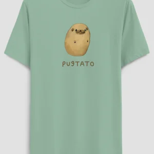 Pugtato Half Fun Half Sleeve T-Shirt