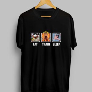 Eat Train Sleep – Goku Half Sleev T-Shirt